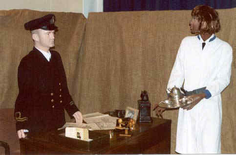 Museum display setup